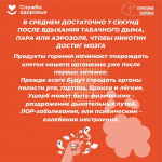 👉 С 8 по 14 декабря - Неделя профилактики потребления никотинасодержащей продукции  Подробнее - в наших карточках 👍